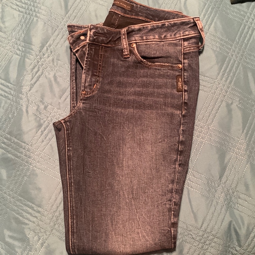 Silver jeans